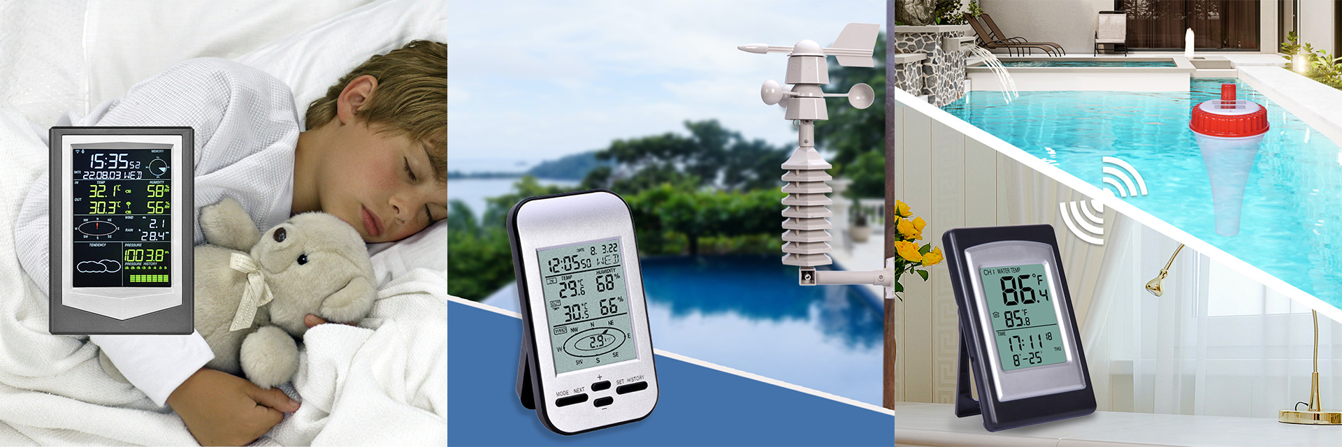 kualitas Stasiun Cuaca Wireless pabrik