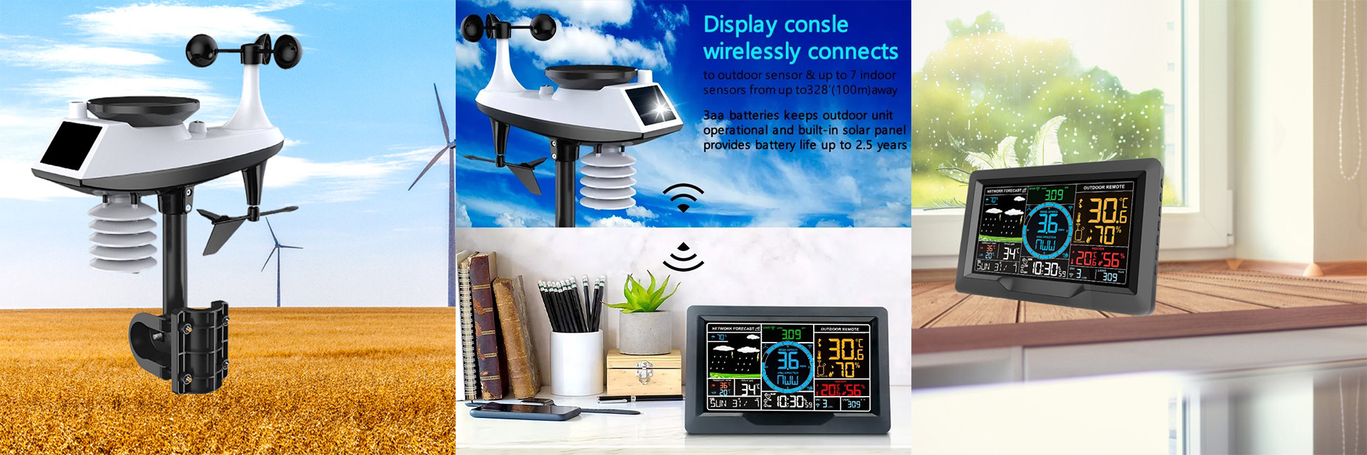 kualitas Stasiun Cuaca Wireless pabrik