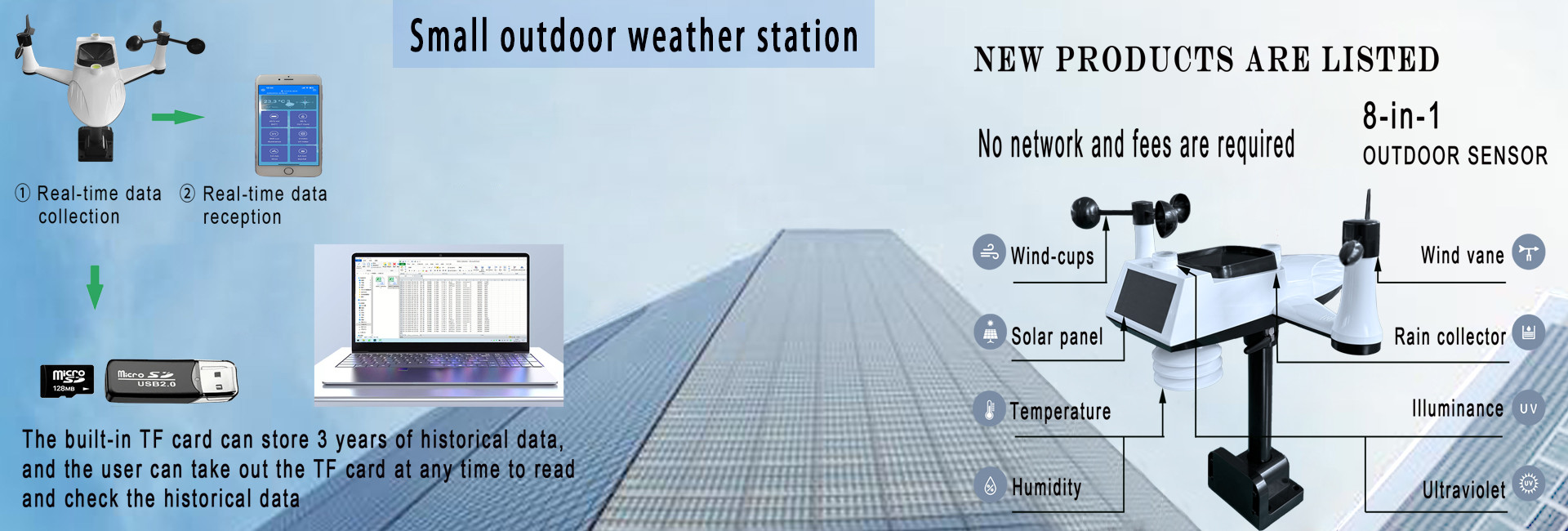kualitas Stasiun Cuaca Wireless pabrik